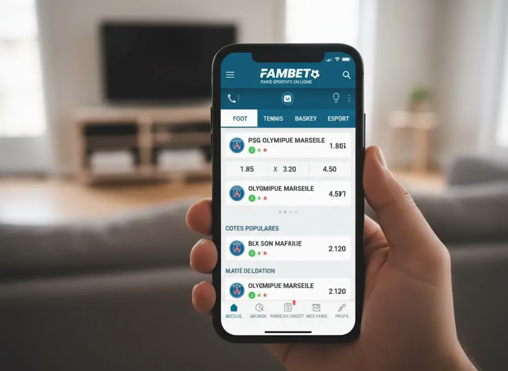 Fambet app guide mobile pour paris sportifs en ligne